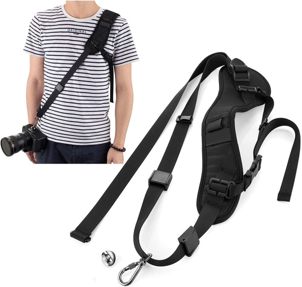 WANBY Padded Shoulder Neck Strap Quick Release Sling Belt for DSLR SLR Cameras