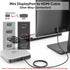 6ft, 4K 1/2 4K@30Hz 1080P Mini DisplayPort to HDMI Cable Thunderbolt (Mini DP) to HDMI Braided Cord for MacBook Air/Pro