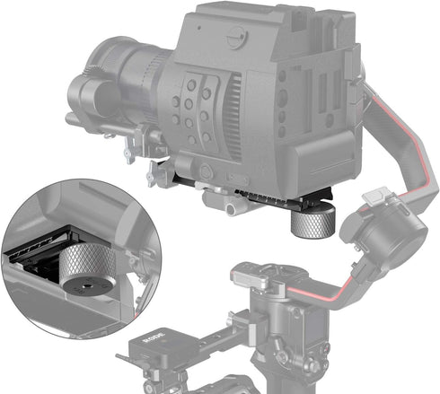SMALLRIG Quick Release Plate Adapter for DJI RS 2 / RS 3 / RS 3 Pro & Ronin-S Gimbal - 3031