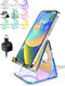 TOPGO Acrylic Phone Stand, Clear Phone Holder for Office Desk, Vanity, Kitchen Counter,