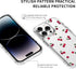 Idocolors 13 for iPhone Pro - Cute Cherry Case for Women, Clear Slim Crystal Case, Anti Peel Off, Not Yellowing