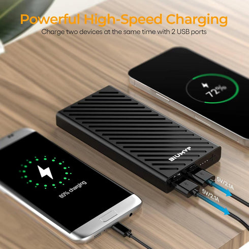 Heated Vest Battery Pack, 10000mAh 5V 2A Power Bank for Heated Jacket, Clothes, Coat, and Pants