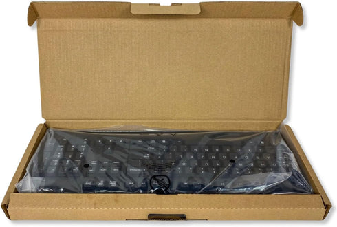 Ebid Dealz Replacement for Black Traditional QWERTY USB Wired Keyboard, Lenovo 1PSD50L80031