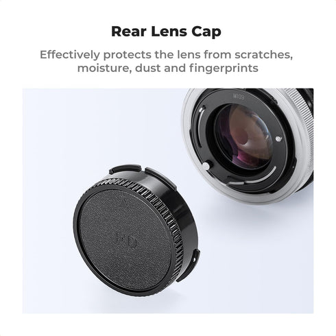 K&F Concept FD Mount Rear Lens Cap & Body Cap Cover & Hot Shoe Cover Kit for Canon F-1 FTb AE-1 A-1 AT-1 AV-1 AL-1