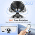 Magnetic Phone Holder for Car Dashboard, 2-Pack with Strong Magnet & 4 Metal Plates, 360° Rotation Universal Dash Mount