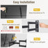 Mounting Dream TV Wall Mount - Swivel and Tilt for Most 26-55 Inch TVs, Full Motion Bracket, MD2377