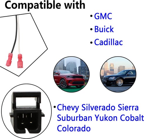 Speaker Harness Wiring Harness 72-4568 - Compatible with GMC Buick Cadillac Chevy Silverado Sierra Suburban Tahoe Yukon