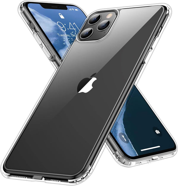 iPhone 11 Pro Case - Crystal Clear, Slim Thin Bumper, Anti-Yellowing, Upgraded Military Shockproof Protection, 5.8 inch