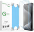 amFilm Magnetic OneTouch 3 Pack, Compatible with iPhone 15 Pro Screen Protector 6.1", Tempered Glass Accessories,