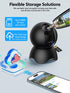 YYSY 2K 2.4/5GHz 360 2 Pack Indoor Security Cameras for Home Security, Dual-Band WiFi Baby Monitor with Phone App