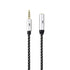Cable Matters 2-Pack 6 ft Headset Extension Cable (3.5mm/TRRS, Gaming Headset) with Mic Support in Black