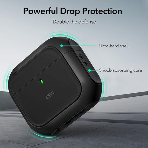 ESR for AirPods 4th Generation Case, Compatible with MagSafe, Drop Protection Cover with Lanyard, Orbit Hybrid Case