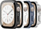 4 Pack Screen Protector for Apple Watch Series SE 9 8 7 6 5 4, 40mm 44mm 41mm 45mm 49mm Ultra Tempered Glass Waterproof