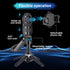MQOUNY for Magsafe Tripod Stand for iPhone,Portable Pocket Size Selfie Stick with Rechargeable Remote and Metal