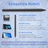 Stylus Pen for HP Envy X360, Pavilion X360, Specter X360, Rechargeable MPP 2.0, Black, 4096 Pressure Sensitivity