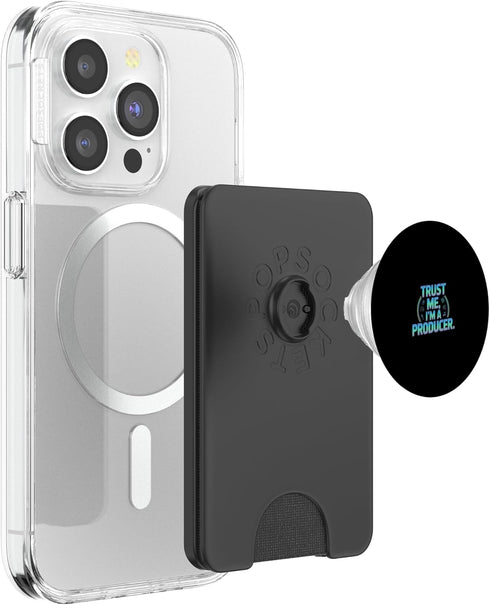 Music Producer Audio Engineer DJ Studio Trust Me Im A Producer Music Studio Vibes PopSockets PopWallet for MagSafe