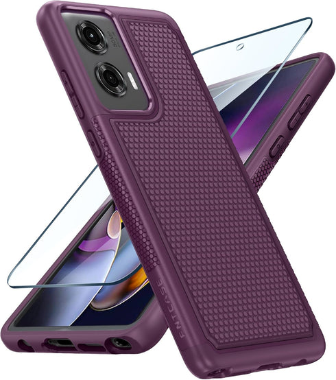 FNTCASE for Motorola Moto G-Stylus-5G-2024 Case, Dual Layer Heavy Duty Shockproof Rugged Cover, 6.7 inch