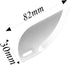 85x35mm 23cc 35cc Share Goo RC Model Boat Water Knife Turn Fins Auxiliary Waterjet Compatible with - Oil-Tanker RC