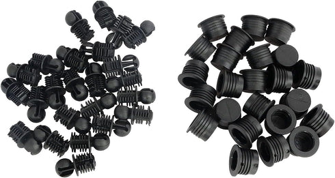 Speaker Grill Guide 24Pairs - Black Plastic Ball and Socket Type Grill Guides, Speaker Parts Accessories
