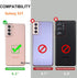 luolnh Galaxy S21 Case, Samsung Galaxy S21 Shockproof Soft Silicone Rubber TPU Bumper Cover for Girls (Abstract Purple