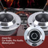 4'' 300watts 4 Ohm Ferrite Tweeters for Car Audio, Pair of Titanium Film Aluminium Panel Bullet Speakers