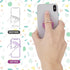 Cell Phone Ring Stand, 4PCS Cute Daisy Cell Phone Ring Holders, 180°/360° Rotation Metal Finger Ring Stand for Most
