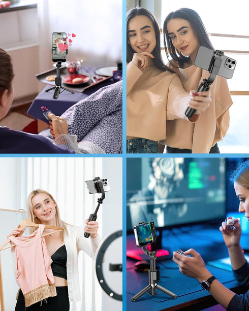 Yeaki 32 Selfie Stick Tripod with Detachable Wireless Remote, Extendable Tripod for iPhone Compatible with Android