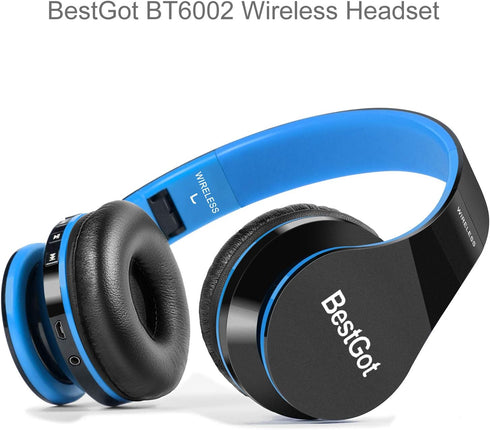 2024 Kids Bluetooth Headphones BT6002, Wireless Headphones for Children and Adults, Foldable for PC/Phone/TV
