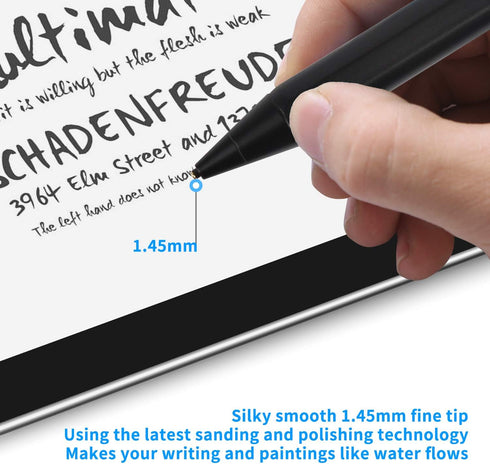 Evach Stylus Pens for Lenovo Tab P12/P11 Pro, High Sensitivity Digital Pencil with 1.5mm Ultra Fine Tip, Black