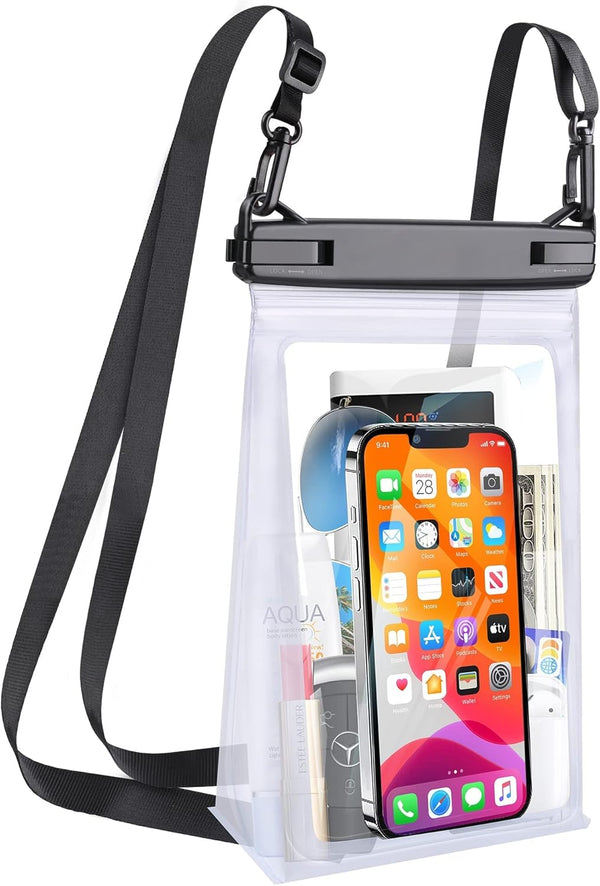 Large Waterproof Phone Pouch, Floating Dry Bag for iPhone 14 13 12 Pro Max, Galaxy S22 S21, Universal Dry Pouch for