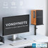 Set of 2 Studio Monitor Stands - Desktop Clamp Speaker Stands Against The Wall