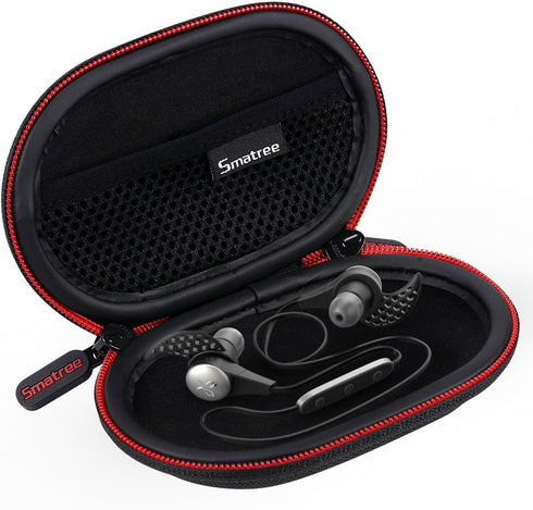 Smatree Hard Case for BeatsX, Beats Flex, Powerbeats2, Powerbeats3 Earphones, Portable Storage Bag (Black)