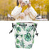 Waterproof Soft Camera Case Drawstring Bag, Adjustable Strap Instant Camera Storage Bag for Photographers (Green)