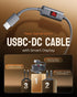 ToKismet 18AWG (5m/16.4ft) Starlink Mini USB-C to DC Power Cable Smart PD Chip & Copper Wire with Voltage & Current