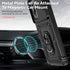 for Motorola Moto G Stylus 5G 2024 Case with Slide Camera Cover, HD Screen Protector, Magnetic Ring Holder