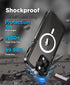 Unitedtime Magnetic Waterproof iPhone 14 Pro Case with Built-in Screen Protector, Shockproof Dustproof Full Body Cover