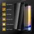 3 Pack Privacy Screen Protector for Samsung Galaxy A25 5G with 3 Pack Camera Lens Protector, Anti Spy Tempered Glass 9H