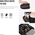 (4 Packs, 4 NEEWER Camera Lens Pouch Sizes) Thick Protective Bag with Drawstring Design, Orange Interior, Soft Plush