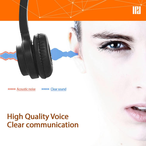 IPD IPH-255 Phone Headset with Noise Cancelling Microphone, Compatible with Cisco Landline Phones