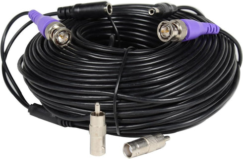 VideoSecu 150ft 960H 720P 960P CBHD150 WT4 Pre-made All-in-One HD CCTV Security Camera Cable Video Power Extension Wire