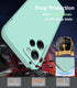 Poco X5 Pro Case - Dark Green Silicone, Soft Touch, Shockproof, Thin Cover for Xiaomi Poco X5 Pro (Blue)