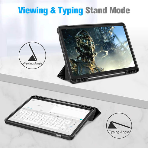 Fintie Slim Case for Samsung Galaxy Tab S8/Tab S7 11 Inch (Model SM-X700/X706/T870/T875/T878) with S Pen Holder, Black