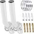 Universal Antenna Mount, 11 Inches J Pole and Wall-Mounted Mount for Outdoor Access Point, TV Antenna