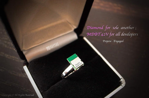 MDBT42V-P512KV2 nRF52832 Small Size Module PCB Antenna Bluetooth Module, BLE BT5.2 BT5.0 BT4.2, FCC IC CE