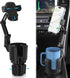Cup Holder Phone Mount for Car, 2 in 1 Expandable Base, 360 Degree Rotating Neck, Fits 4-7” Smartphones