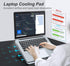 ICE COOREL Aluminum Laptop Cooling Pad 2023 Upgrade, Stand with 7 Height Adjustable, for 12-15.6 Inch Laptops