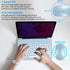 Small Bluetooth Keyboard and Mouse Combo, Ultra-Slim Portable Wireless Keyboard for Android Tablet, iPhone, iPad (Blue)