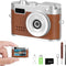 Mhaohuofu Mini Keychain Camera, FHD 1080p Mini Digital Camera with 32GB SD Card,