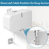 Heavy Duty Speaker Wall Mount for Sonos 5 & Play 5, Tilt & Swivel Adjustable Mount, White