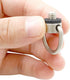 Litoexpe Stainless Steel D Ring Screw, 1/4"-20 Camera Fixing Screw with Rubber Padding